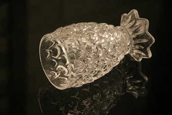 Doprava zdarma Funkcie Morská víla Sklenený pohár, Tvorivé Jednotlivých Fishtail Krištáľový Pohár, Ananás Dekoratívny Pohár