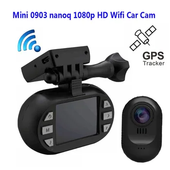 Doprava Zdarma!!Pôvodné Mini 0903 nanoq 1080p HD Wifi Auto Dash Cam Kondenzátor 7G Nočné Videnie NT96655 IMX322 GPS