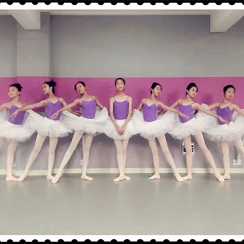 Dospelých Balet Trikot Tutu Sukne Ženy Labutie Jazero Tanečné Kostýmy Profesionálne Balet Tutu Palacinka Sukne Pre Ženy 6 Vrstiev