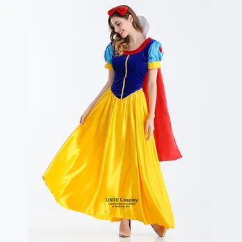 Dospelých Snow White Kostýmy Alice Sexy Cosplay Oblečenie Žien Princezná Maškarný Party Dlhé Šaty pre Halloween