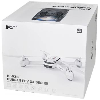 (Dostať extra batériou) Pôvodné HUBSAN FPV X4 TÚŽBA H502S 5.8 G FPV S 720P HD Kamery GPS, nadmorská Výška Jedným z Kľúčových Vrátiť Bezhlavého