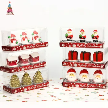Dovolenka položky Vianočné cartoon sviečka tvorivú dovolenku dekorácie santa darček darčeky
