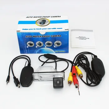 Drôt Alebo Bezdrôtové Spätné Kamera Pre Nissan Qashqai / Qashqai+2 / RCA AUX HD CCD, Nočné Videnie / Široký Objektív Uhol parkovacia Kamera