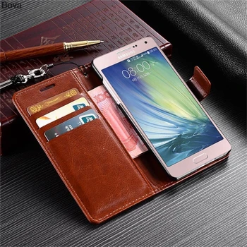 Držiteľa karty cover obal pre Samsung Galaxy A5 A5000 2016 A510F 2017 A520F Pu kožené telefón prípade, ultra tenkú peňaženku flip cover