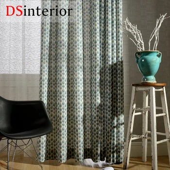 DSinterior moderné tlačiarne polyester bavlna tlač záves pre obývacia izba