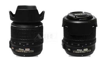 DSLR Fotoaparátu, clona Slnečník Kryt HB-45 II pre Bajonet Nikon AF-S DX f/3.5-5.6 G 18-55mm ED II / VR (Nie VR II) Objektív 52mm