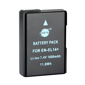 DSTE EN-EL14 en-el14 li-ion Batéria pre Kamery NIKON D3200 D3100 D5100 D5200 DF P7000 P7100 P7200 P7700 P7800 D3400 D5600