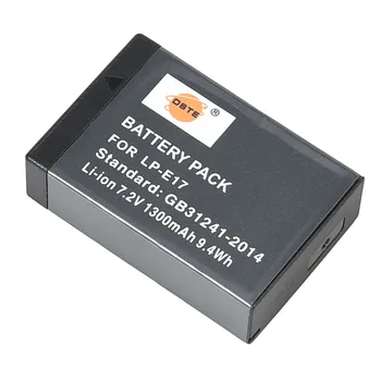 DSTE LP-E17 Li-ion Batéria + UDC163 usb nabíjačka pre Canon EOS M3 750D 760D T6i T6s 8000D Kiss X8i Fotoaparát