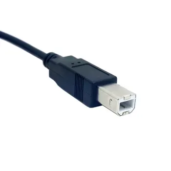 Dual Samec na USB 2.0 Štandard-B Samec Y Kábla 80 cm pre Tlačiarne & Skener & Externého Pevného Disku