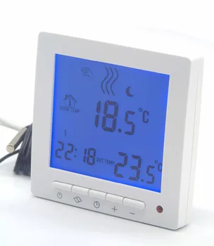 Dual Sensor Programovateľné EÚ termostat ventil pre vykurovacie systémy