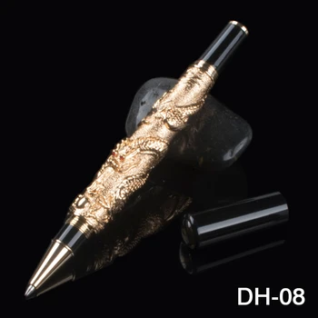 Dve 3D Draci Hrá Perla Zlatých roller guličkové pero, Dragon Znamená, Výkonný s