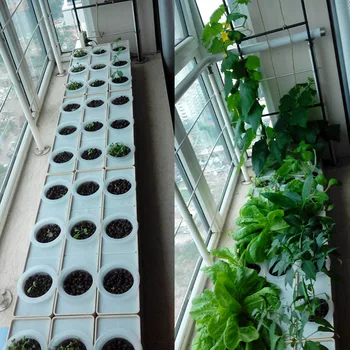 Dve Sady DIY Pestovať zeleninu v dome alebo balkón Hydroponics systém bez zemi montáž sady zelenej zeleniny, záhrada