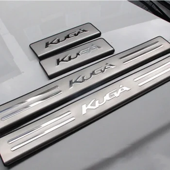 Dvere Parapetné Šúchať Doska Vitajte Pedál Nerezovej Ocele pre Ford Kuga 2012-2016 Auto Styling Príslušenstvo