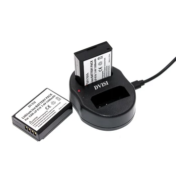 DVISI 1Pc LP-E10 Duálny USB Nabíjačka pre LPE10 E10 pre Canon KISS X50 X70 EOS 1100D 1200D 1300D T3 1100D 1200D Rebel T5