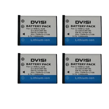 DVISI 2ks/veľa kvalitných 1800mah LI-42B Li-40B LI42B Li 42B 40B Fotoaparát Batérie OLYMPUS U700 U710 FE230 FE340 FE290 FE360