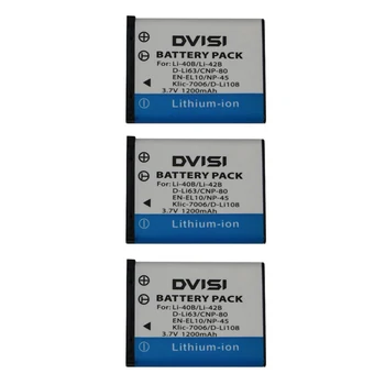 DVISI 2ks/veľa kvalitných 1800mah LI-42B Li-40B LI42B Li 42B 40B Fotoaparát Batérie OLYMPUS U700 U710 FE230 FE340 FE290 FE360