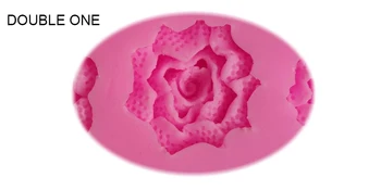 Dvojitá DIY 3D Silikónové 3 Ruží Tvar Guľôčok Šperky Výrobu Nástrojov PRE Candy Fondant Dekorácie na Nechty, Nálepky Šperky Formy