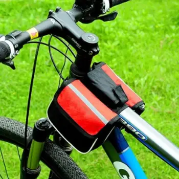 Dvojité Bočné bicykli Cyklistické tašky bicykel, cyklistická taška predný rám rúrky taška Požičovňa paketové cyklistické doplnky, skladacia taška BB2018