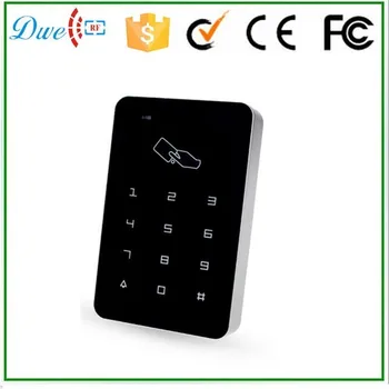 DWE CC RF 13.56 mhz podsvietenie Dotykového displeja klávesnica rfid reader WG26 riadenie prístupu pre systém dverí