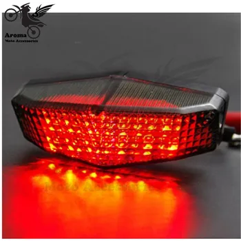 Dym len motocykel brzdové svetlo LED motorke zadné svetlo univerzálny motocross ATV, Off-road červené osvetlenie moto nečistoty pit bike časti