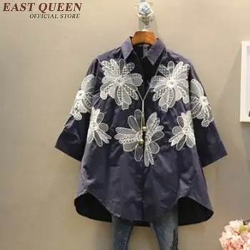 Dámske topy a blúzky kvetinová jeseň fashion ženský blúzky zimné bundy pre ženy KK1596 H