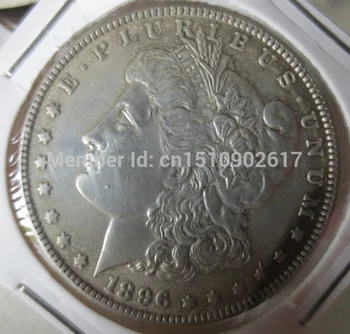 Dátum 1896 Morgan Dolár Kópiu Mince - Pekné, Vysoko Kvalitné Veľkoobchod Strieborné Pozlátené replika mincí domov dekorácie, doplnky