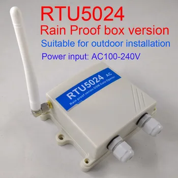 Dážď dôkaz verzia RTU5024 GSM Brány Otvárač Relé Spínač, Diaľkové Riadenie Prístupu Podľa Volanie Zadarmo app support
