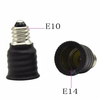 E10 do objímky E14 Converter Skrutku Žiarovka Základy Lampa LED Svetlo Skrutku Pätica E14 na E10 Držiaka Adaptéra Converter 12PCS/Veľa
