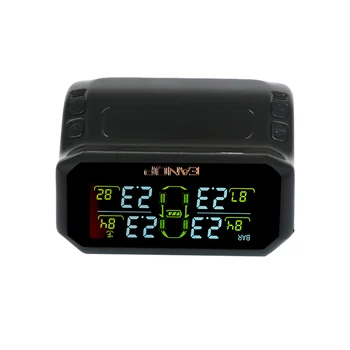 EANOP S600 Solárny monitorovanie tlaku v pneumatikách Tlak vzduchu v Pneumatikách Monitor ble Tpms Systémy Pneumatík Tlak Monitor Snímača Auto Diagnostické BAR PSI