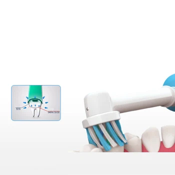 EB50-4 Krížové Akcie Vymeniteľné Kefky Hlavice Oral-B Elektrická Kefka na zuby, Bielenie Zubov, D12 D4 D29 D19 D34