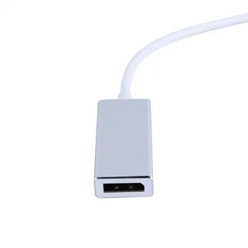 EDAL USB 3.1 Typ C k DP Adaptér prevodník USB-C na DisplayPort Adaptér Podpora 4K UHD 1080P pre Macbook Pro/2016/2017