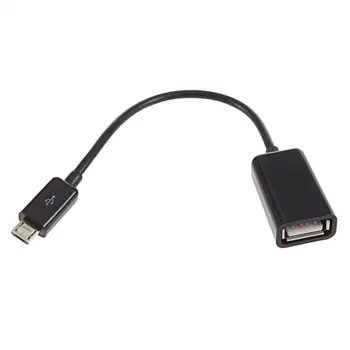 EDT - Micro USB Samec na USB Žena Converter OTG Kábel pre Google Nexus 7
