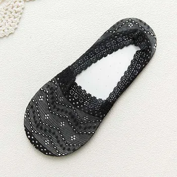 [EIOISAPRA]Jar Leto Nového Produktu Ponožky Ženy Stealth Hodváb Silikónové Loď Ponožky Módne Bežné Papuče Krátke Ponožky