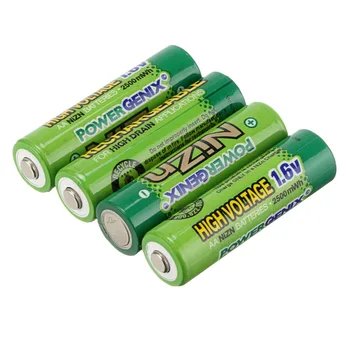 Ekonomické 12 KS 2500 mwh 1,6 V AA 2 Ni-Zn Nabíjateľná Batéria