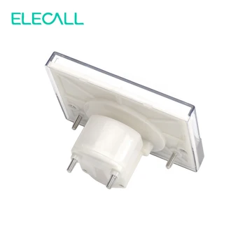 ELECALL 44L1 250V Plastový kryt Analógový Panel Meter AC 0-250V Volt na Meter Triedy 1.5 Presnosť