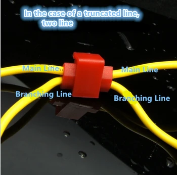 Elektrický vodič NOVÉ Rýchlo vymaniť auto konektor konektor kábla Zadarmo lámanie voľného strihu line svorkové zapojenie karty