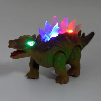Elektronické Hračky Dinosaurov Môže Chodiť s Hlasovým Svetelný Stegosaurus Simulácia Hračky pre Deti, Darčeky