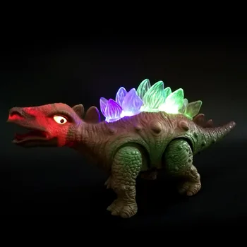 Elektronické Hračky Dinosaurov Môže Chodiť s Hlasovým Svetelný Stegosaurus Simulácia Hračky pre Deti, Darčeky