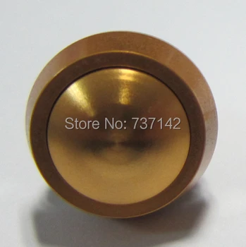 ELEWIND 12mm Dome hlavu Zlatá farba Hliník hliník eloxovaný tlačidlo spínača (PM121B-10/J/A/Zlatá farba)