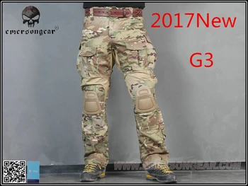 Emerson Taktické Bojové Nohavice G3 jednotné BDU Vojenské Armády Kolien Multicam EM8527
