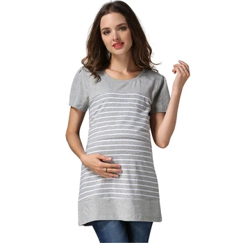 Emócie Moms Nový bežné Materskej regnancy Dojčenie oblečenie pre tehotné ženy, Dojčiace top Materskej Topy kŕmenie T-shirt