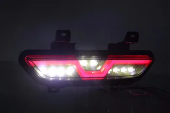 EOsuns led zadný nárazník svetlo na ford mustang-2017, vodičský lampa + brzdové svetlo + zadnej strane svetla 3 funkcie výstražné svetlo