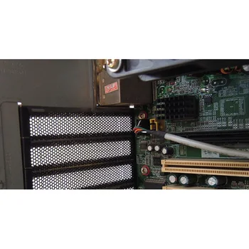 ESLOTH PCI-E3 protiprachová Vetranie Čepele Desktop PC Hlavného Podvozku PCI-Bitové Pás vetrací Otvor Slepý Tepelný Štít Ventilátory Chladenie Kovu Oka