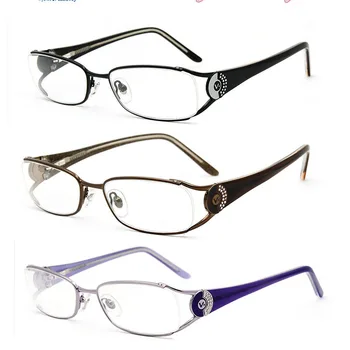 ESNBIE Hot Predaj Ženy Okuliare, Rám Diamond Oculos De Grau Počítač Sklo Objektívu Luxusné Armacao Oculos Autor Snímok Nové