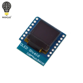 ESP32 Minikit OLED Štít pre WAVGAT D1 mini 0.66