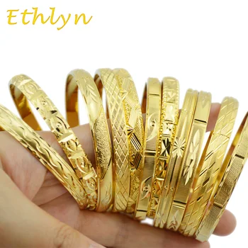 Ethlyn Módne Dubaj Zlaté Šperky, Zlatá Farba Prívesky Pre Etiópskej Bangles & Náramky Etiópskej Šperky, Prívesky Darček