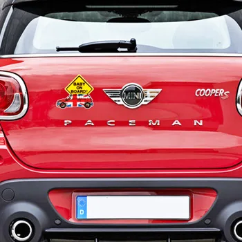 Etie Auto-styling Baby na Palube Auto Nálepky a Obtlačky Príslušenstvo Pre Mini Cooper Krajana R50 R52 R53 R58 R56 Clubman