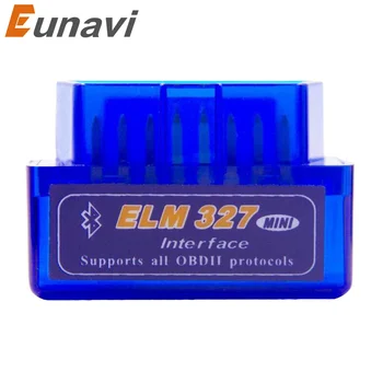 Eunavi MINI ELM327 Bluetooth V1.5 ELM 327 Rozhranie OBD2/OBD II Auto Kód Skener