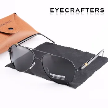 Eyecrafters Mens slnečné Okuliare Polarizované Jazdy Zrkadlové Pilot, Slnečné Okuliare Oculos Okuliare Pre Mužov UV400