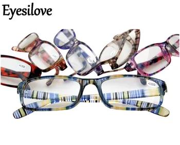 Eyesilove módne farebné okuliare na čítanie pre ženy, mužov, ultra-ľahké čítanie okuliare, šošovky stupeň od +1.00 až +4.00